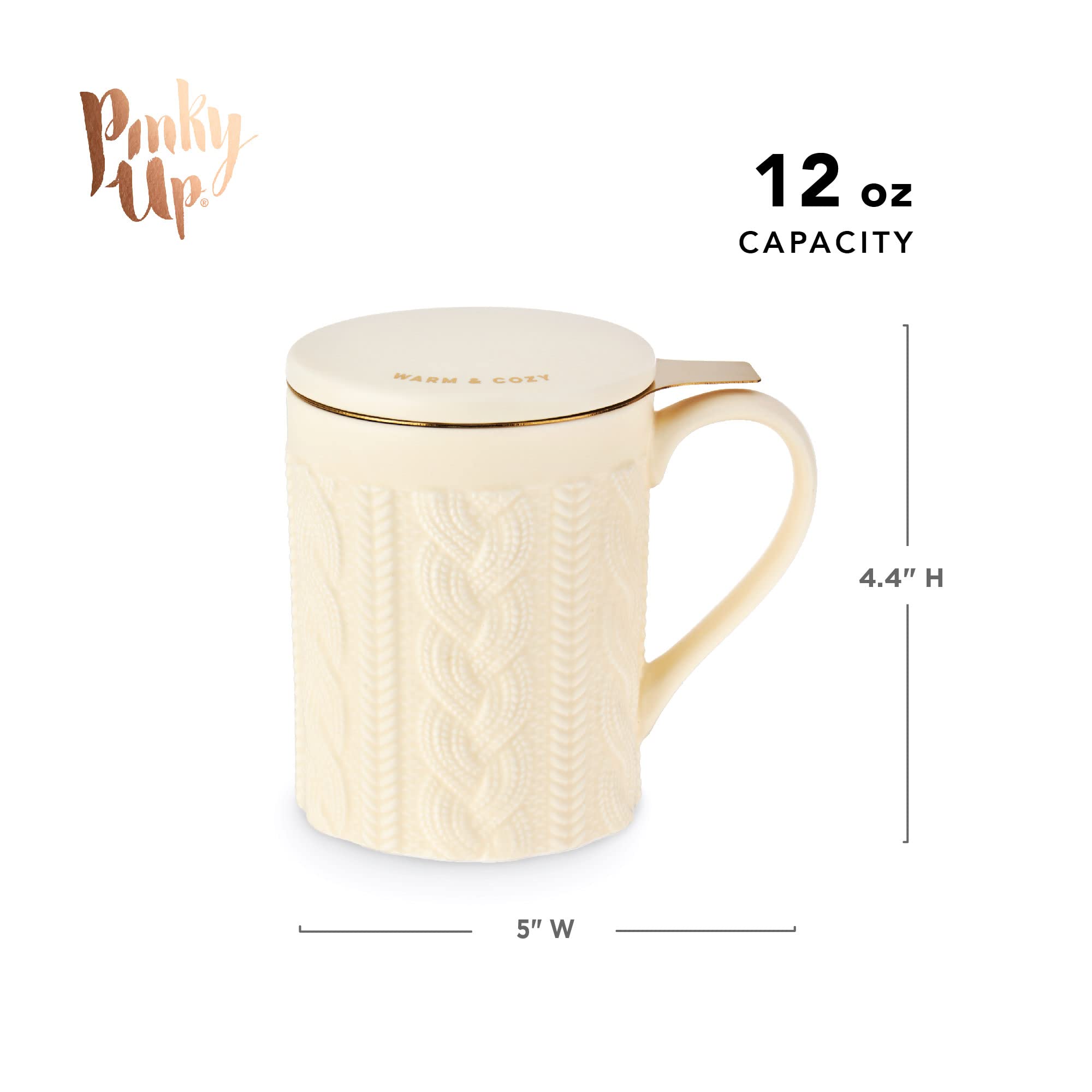 Pinky Up Annette: tapa para mantener el té caliente y evitar derrames.