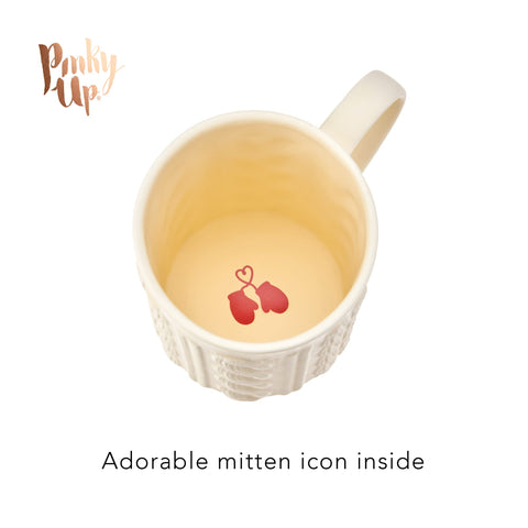 Pinky Up Annette: taza para llevar con infusor, ideal para oficina o viajes.