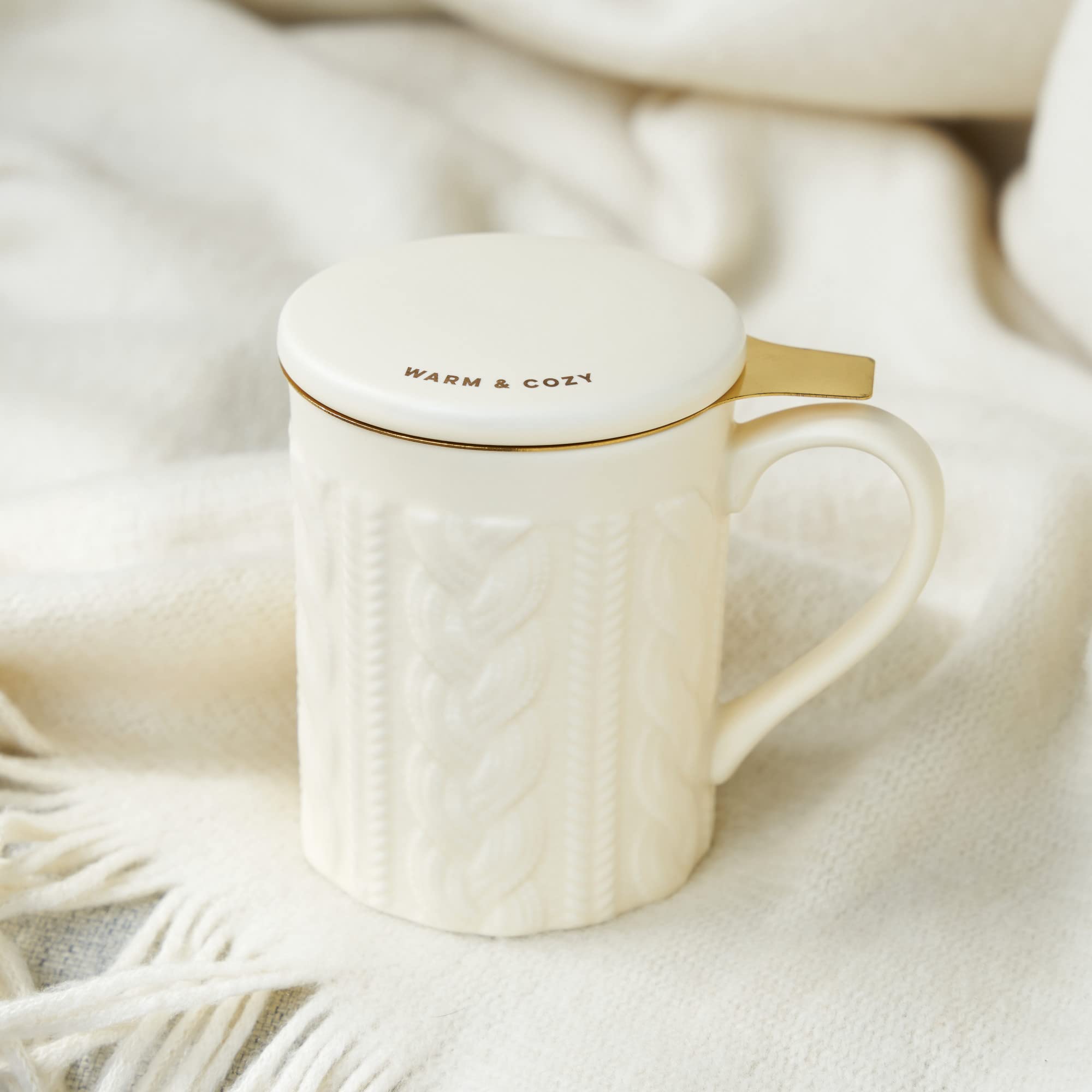 Pinky Up Annette: taza con capacidad de 12 onzas para beber con comodidad.
