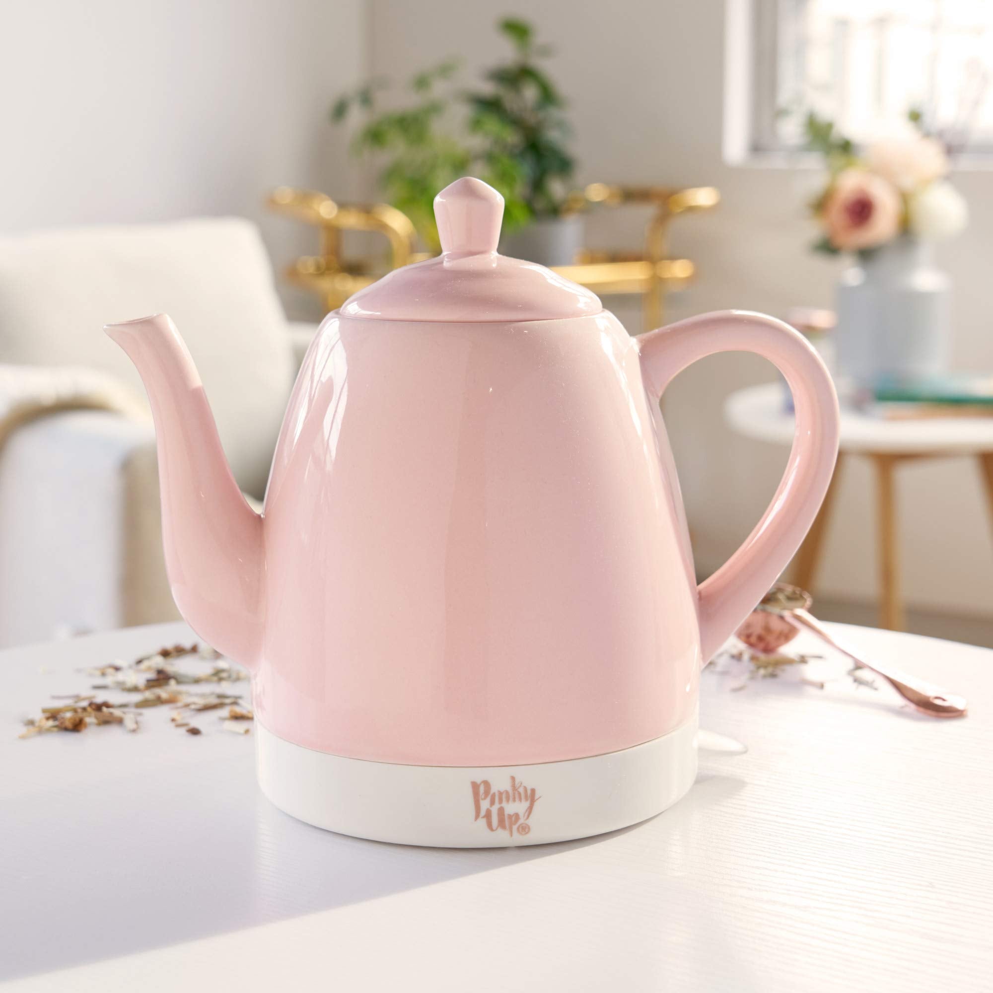 Detalle de la base rose gold de Pinky Up Noelle