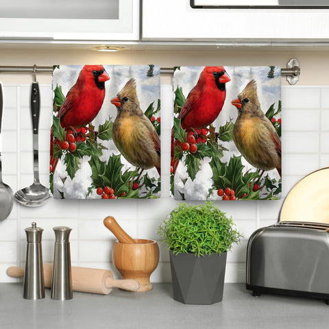 Decoración navideña con toallas Pintukee, perfecta para mesa y cocina.