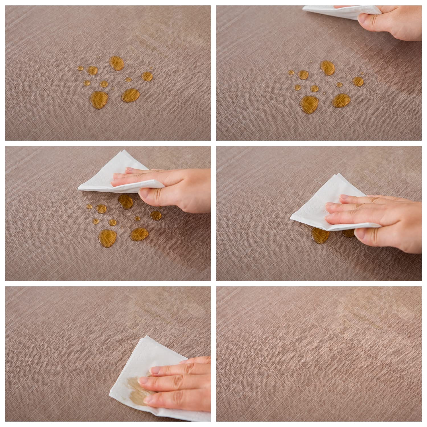 Pioggia facil-limpieza: se limpia con paño húmedo para una mesa más rápida.