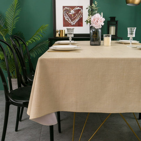 Pioggia mantel vinilo impermeable, resistente al aceite, ideal para comidas al aire libre.