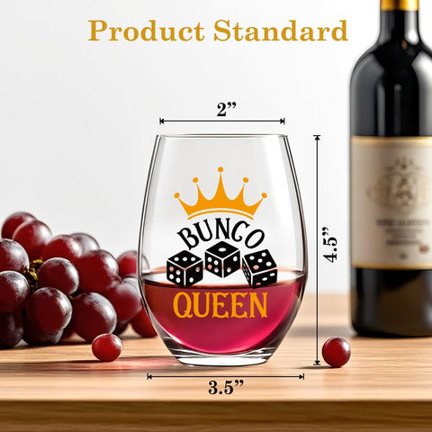 Vaso de vino Pishovi con base estable para evitar derrames