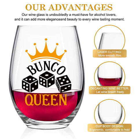 Vaso Pishovi impreso con Reina Bunco para regalo con personalidad