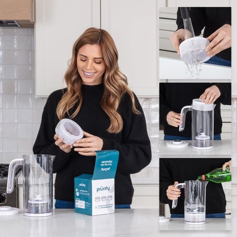 PIURIFY: filtros para jarra, agua con menos cloro.