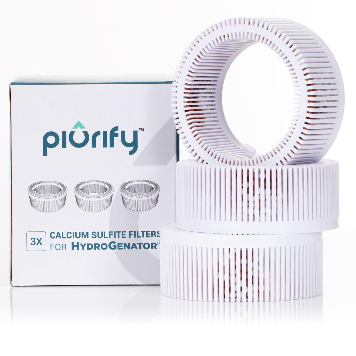 PIURIFY: paquete de filtros calcio-sulfito para cambios en la jarra.