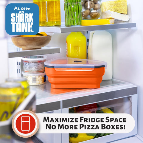 PIZZA PACK divisorias microondas para recalentar una porción sin mezclar.