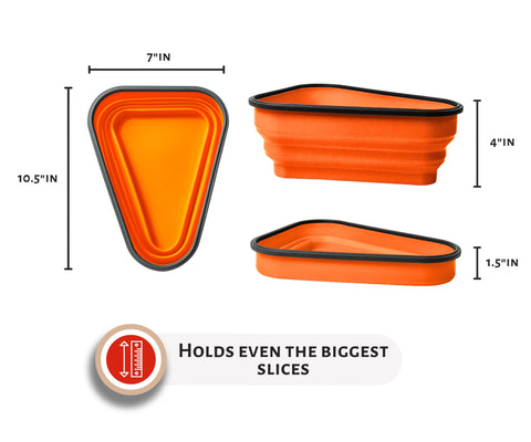 PIZZA PACK almacenamiento práctico de sobras, ideal para organización diaria.