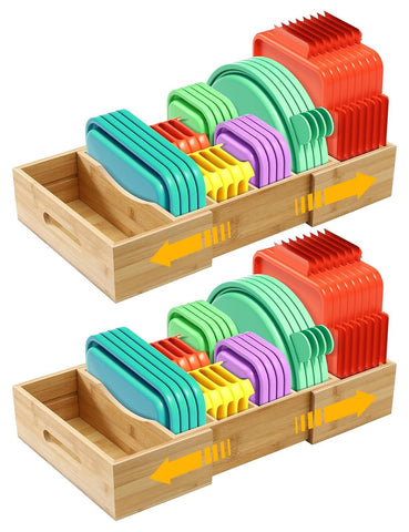 Organizador expansible de tapas PJOETYONE para ordenar la cocina