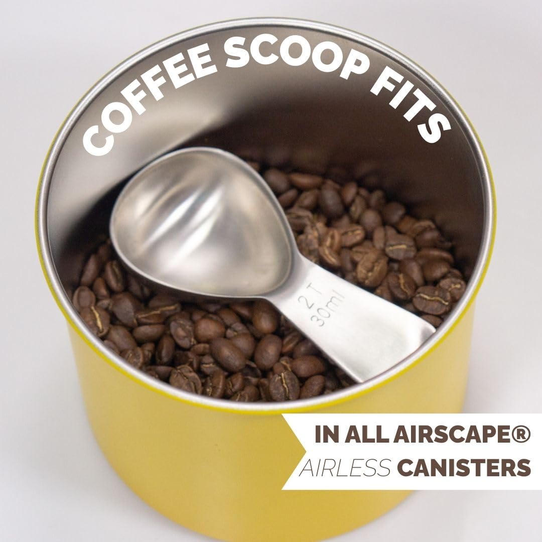 Planetary Design: medir exactamente 2 cucharadas para preparar café.