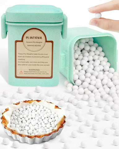 PLANTIONAL pesas cerámicas de 1.5 lb para horneado uniforme.