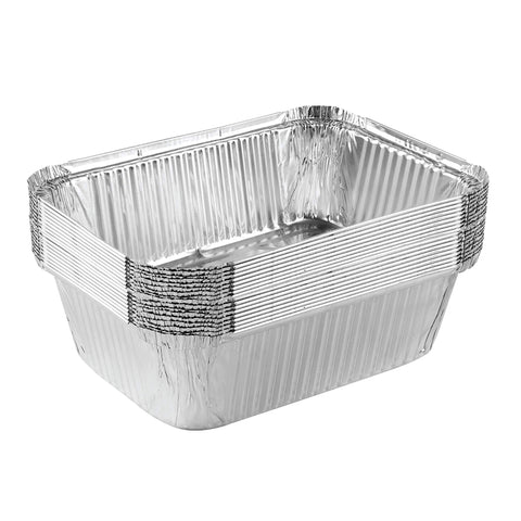 PLASTICPRO bandeja ovalada de aluminio para hornear, fácil limpieza y horneado uniforme