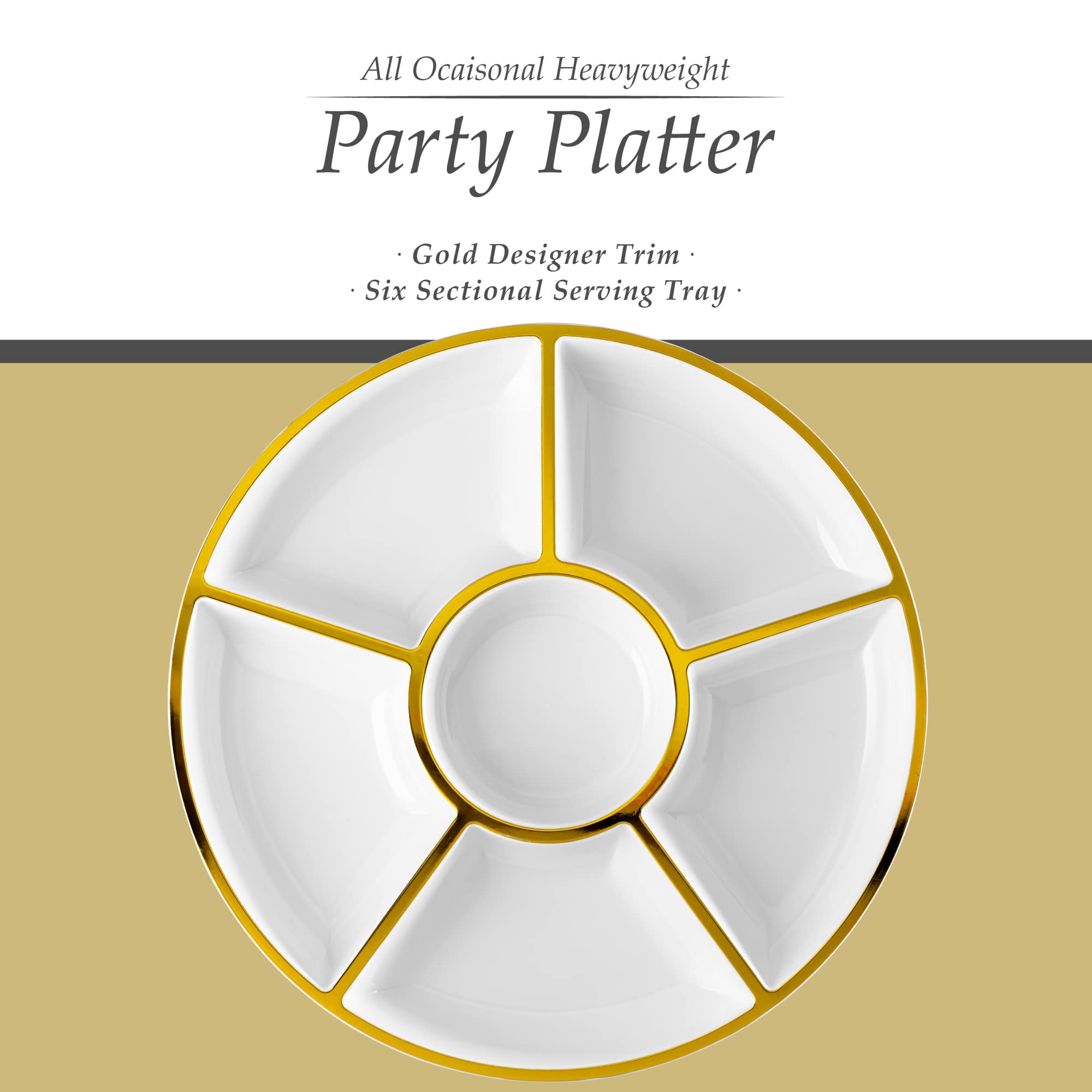 Plasticpro bandeja para cocteles, compartimentos para servir aperitivos y bebidas.