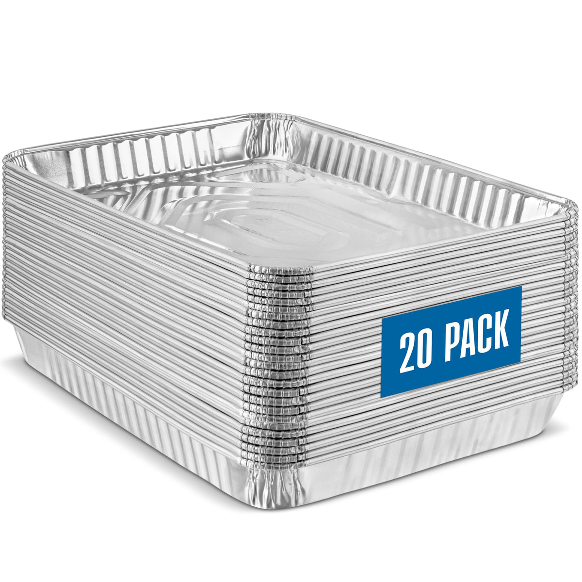 PLASTICPRO bandejas de aluminio desechables 9x13 para hornear sin complicaciones