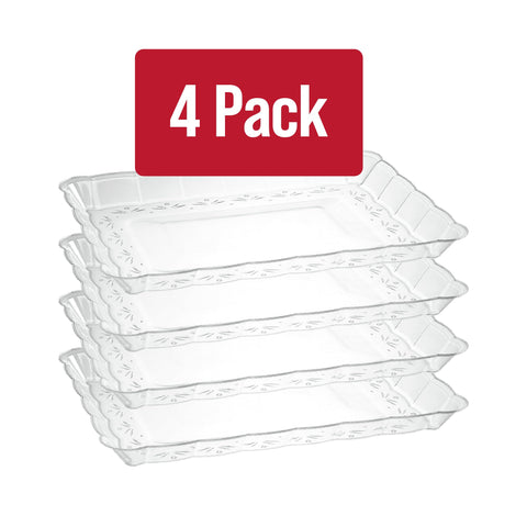 Bandejas para buffet Plasticpro, para organizar un servicio simple y limpio.