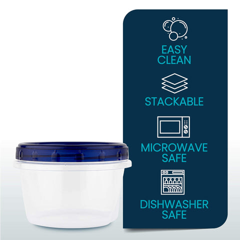 PLASTICPRO contenedor apto microondas para calentar comidas
