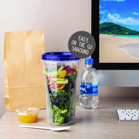 PlasticPRO contenedores deli aptos para microondas permiten calentamiento rápido