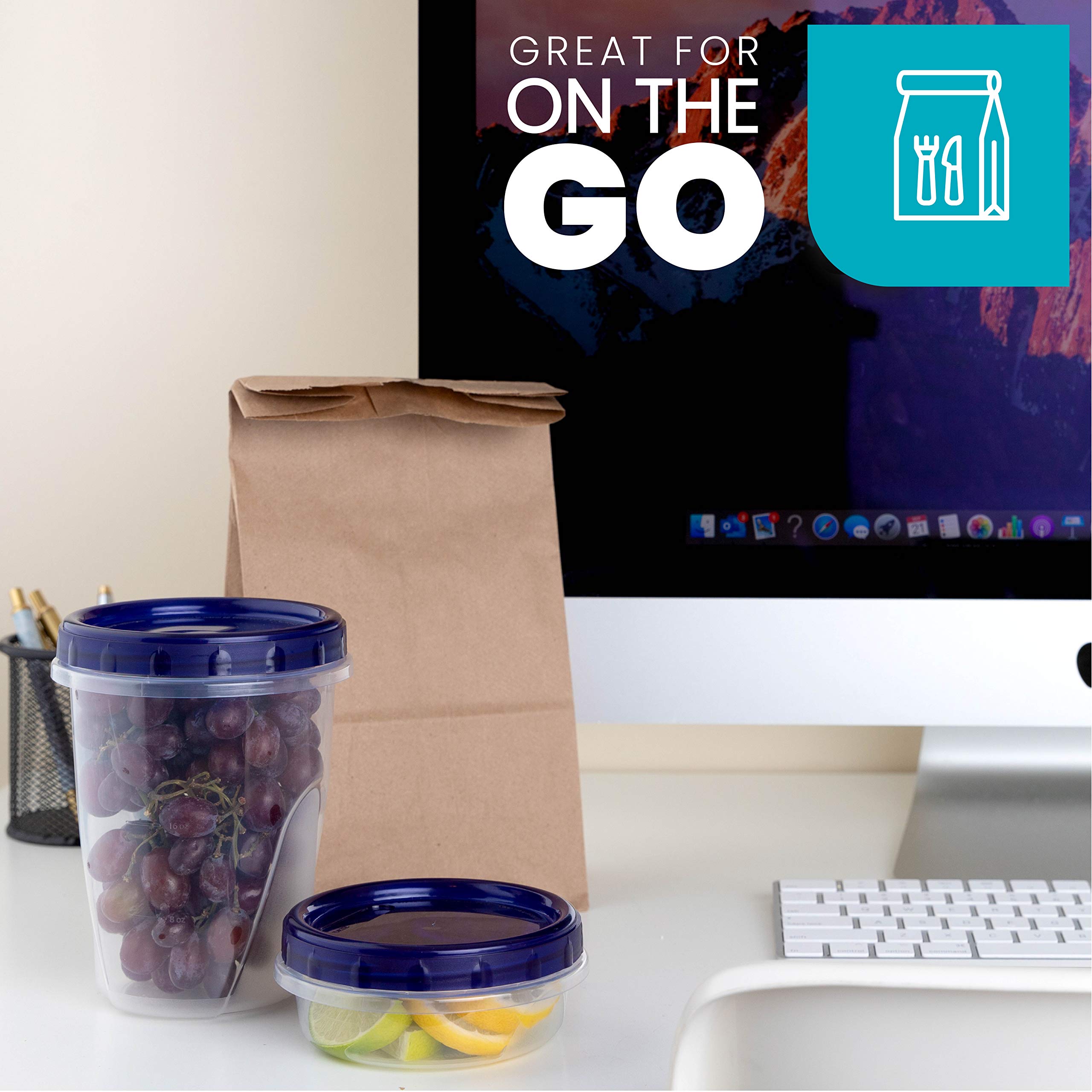 PLASTICPRO contenedores aptos para congelador, para conservar comidas por más tiempo