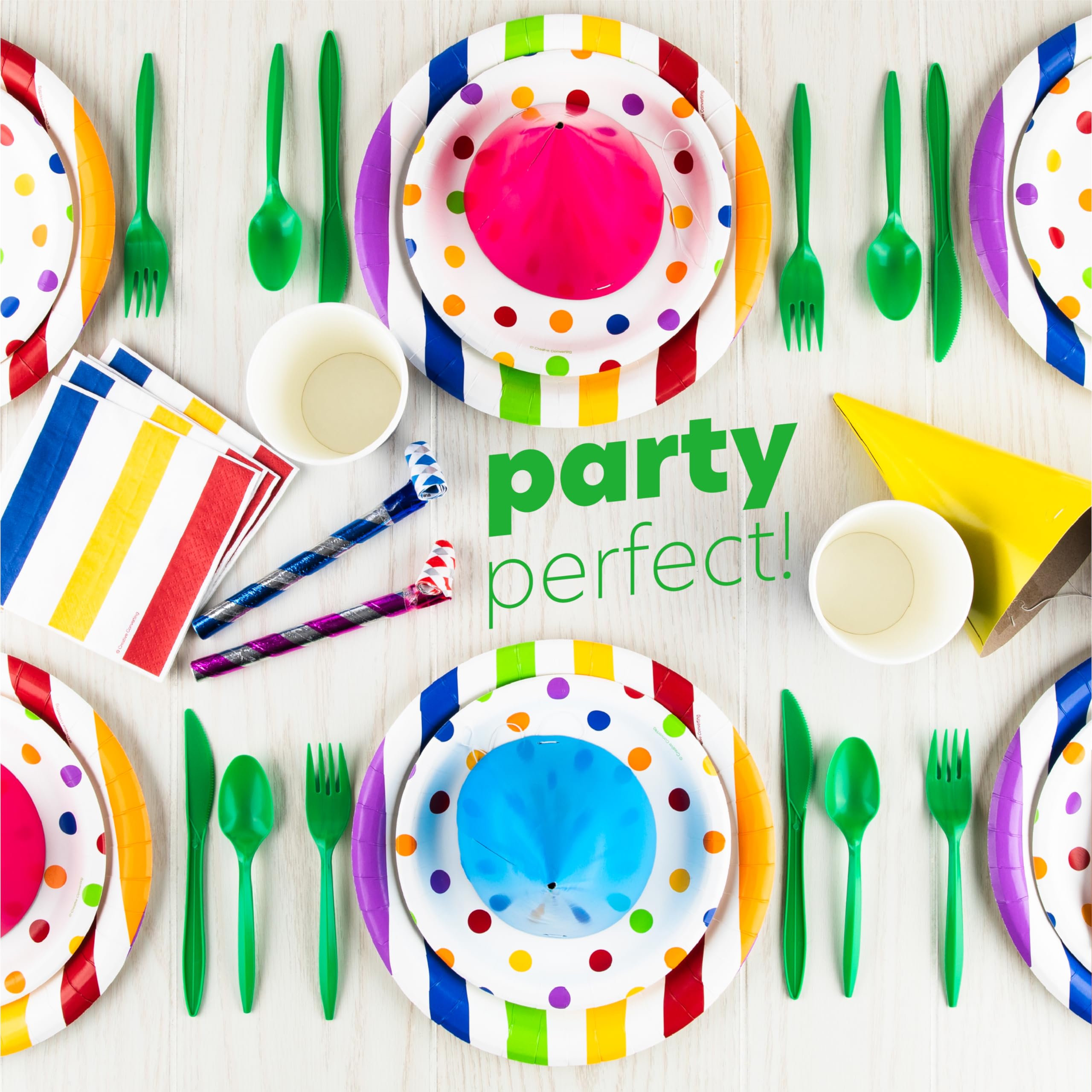 PLASTICPRO cucharas verdes, 400 piezas, aptas para bebidas y postres.