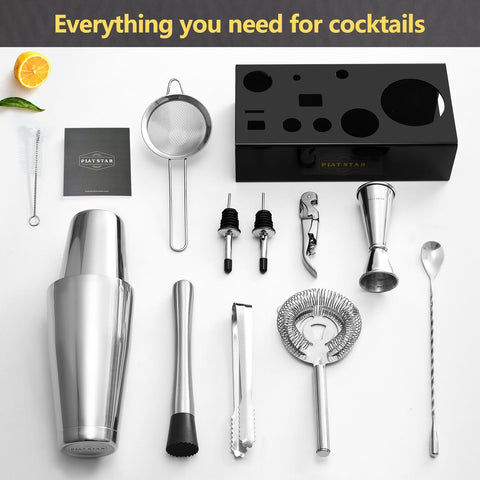 Plat Star Jigger doble 1oz-2oz para medir con precisión.