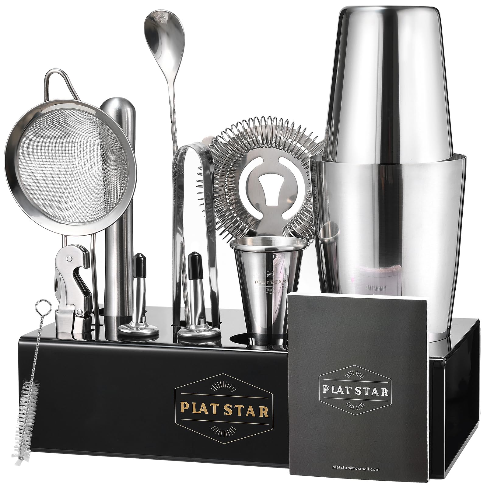 Plat Star Kit de Mixología: set-bar completo para casa, ideal para cócteles.