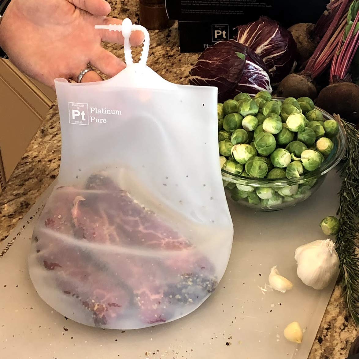 Método de desplazamiento de agua con Platinum Pure evita sellado tradicional.