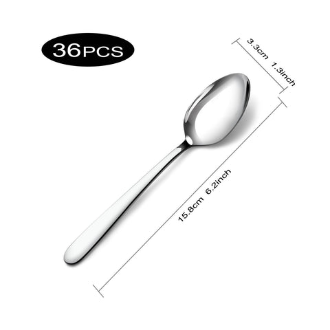 Pleafind Cucharas de té en acero inoxidable destacan resistencia para uso diario