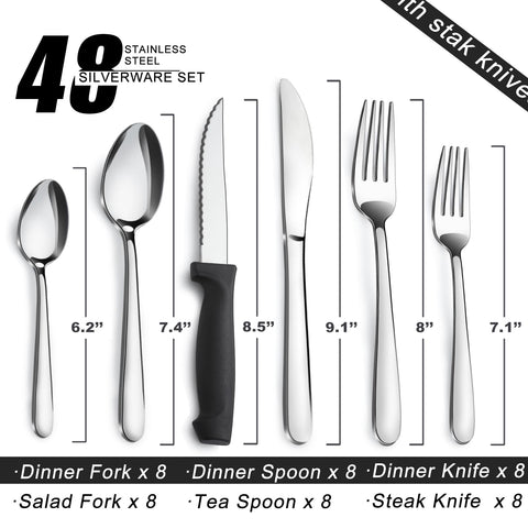 Pleafind cuchillos para carne, afilados y duraderos.