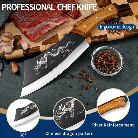 Plys Cuchillo Dragón filo 16 grados para rebanadas precisas