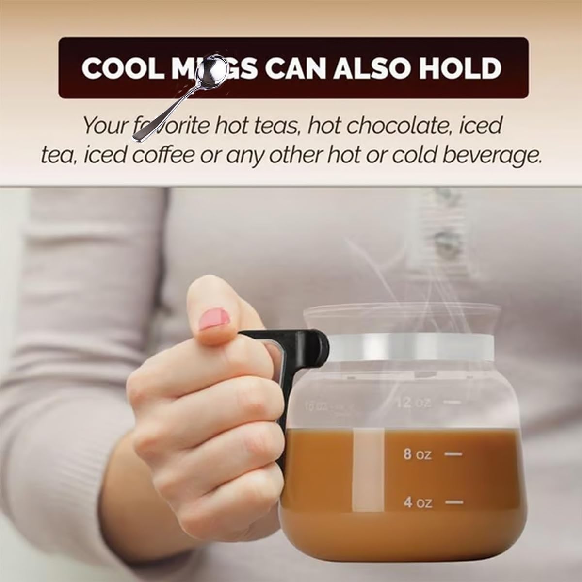PMLQZA capacidad 16oz para porciones generosas