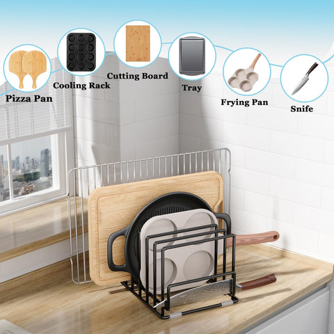 PMYEK Uso diario en la cocina, fácil acceso a utensilios y tablas.
