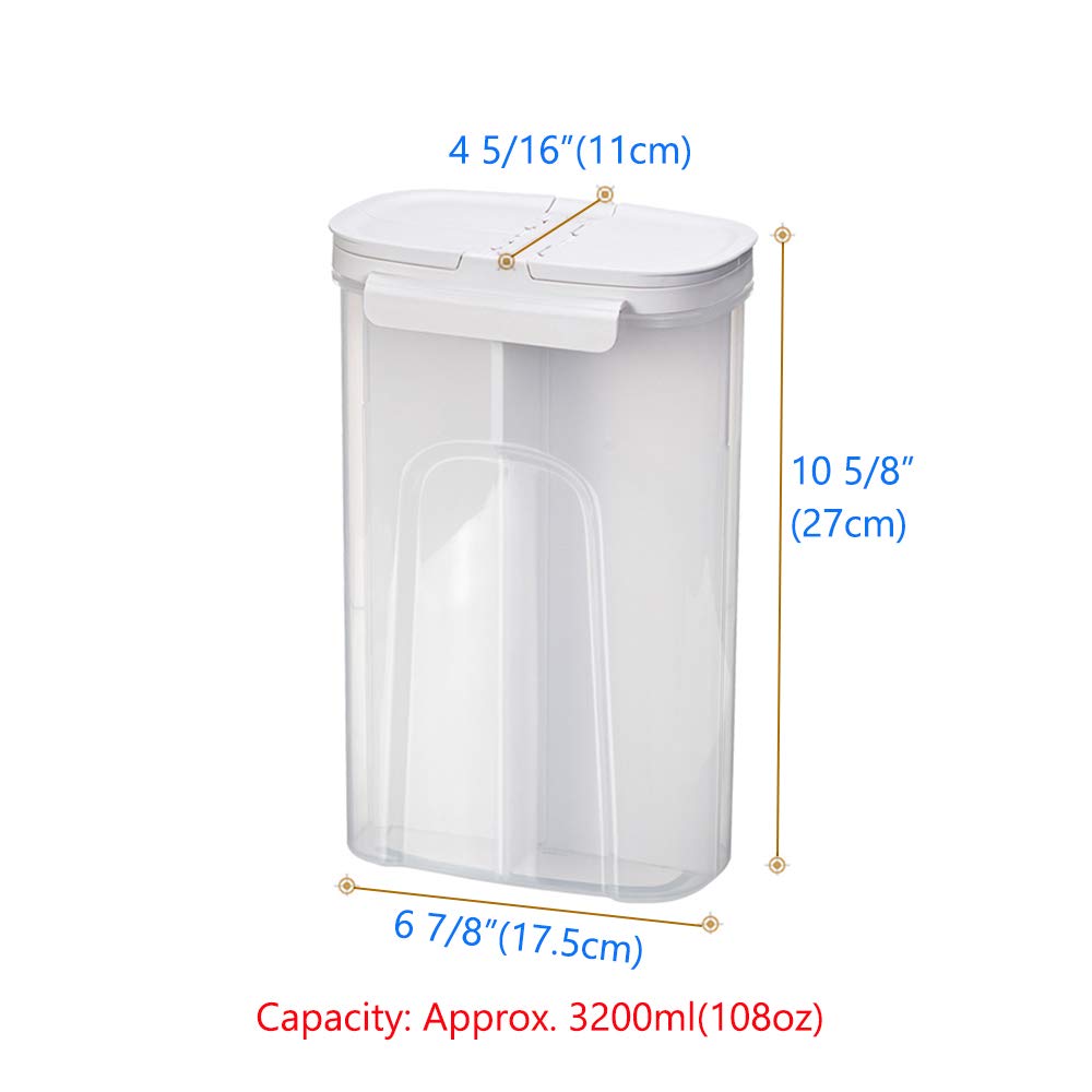 Poeland estante de cocina compacto blanco para despensa