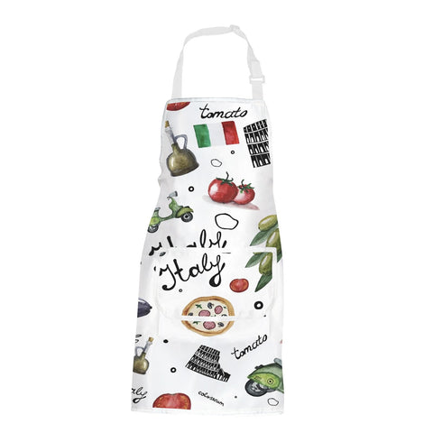 Delantal POFULL con motivos de Roma para cocinar con estilo y protección contra salpicaduras