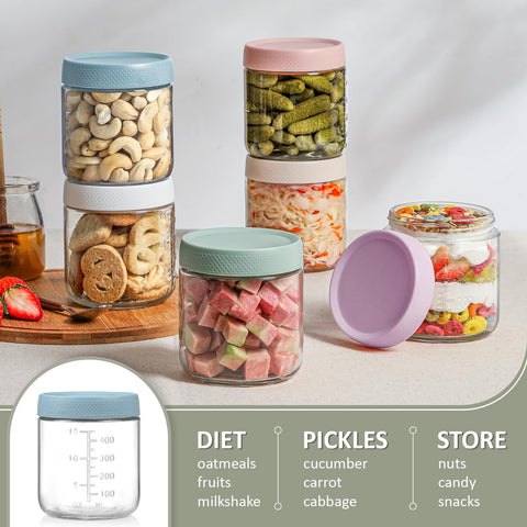 POIKSHARK vidrio libre de BPA y plomo, seguridad para alimentos.