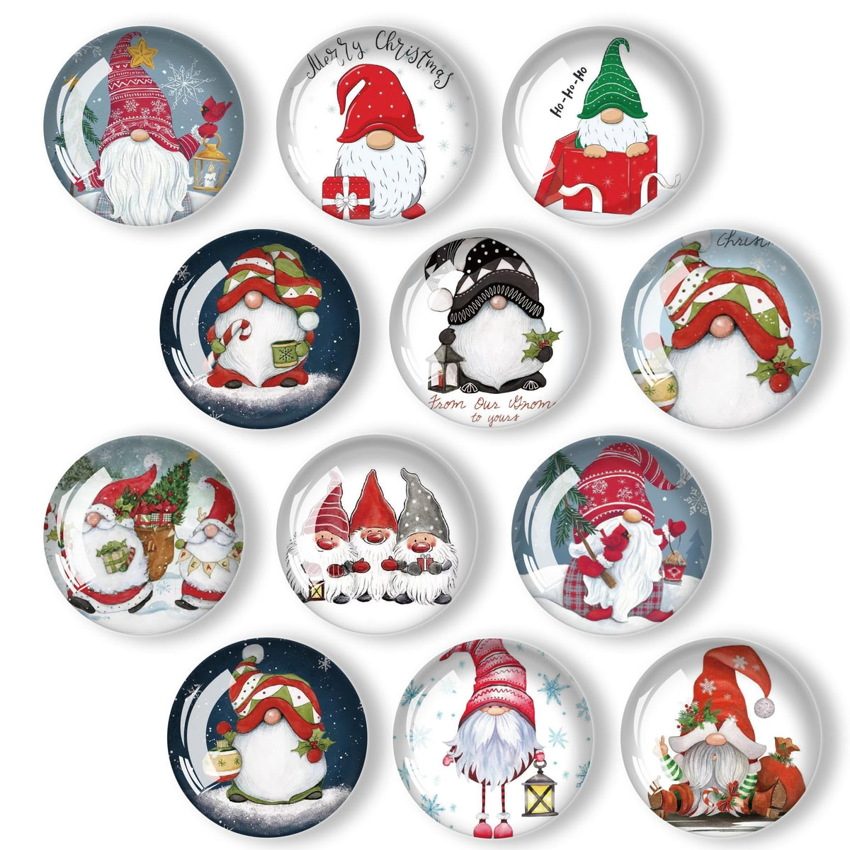 Imán Poitvd con duendes navideños para decorar y organizar la nevera