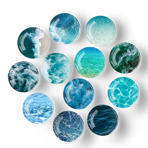 Imanes Poitvd con diseño marino para nevera, decorativos y duraderos.