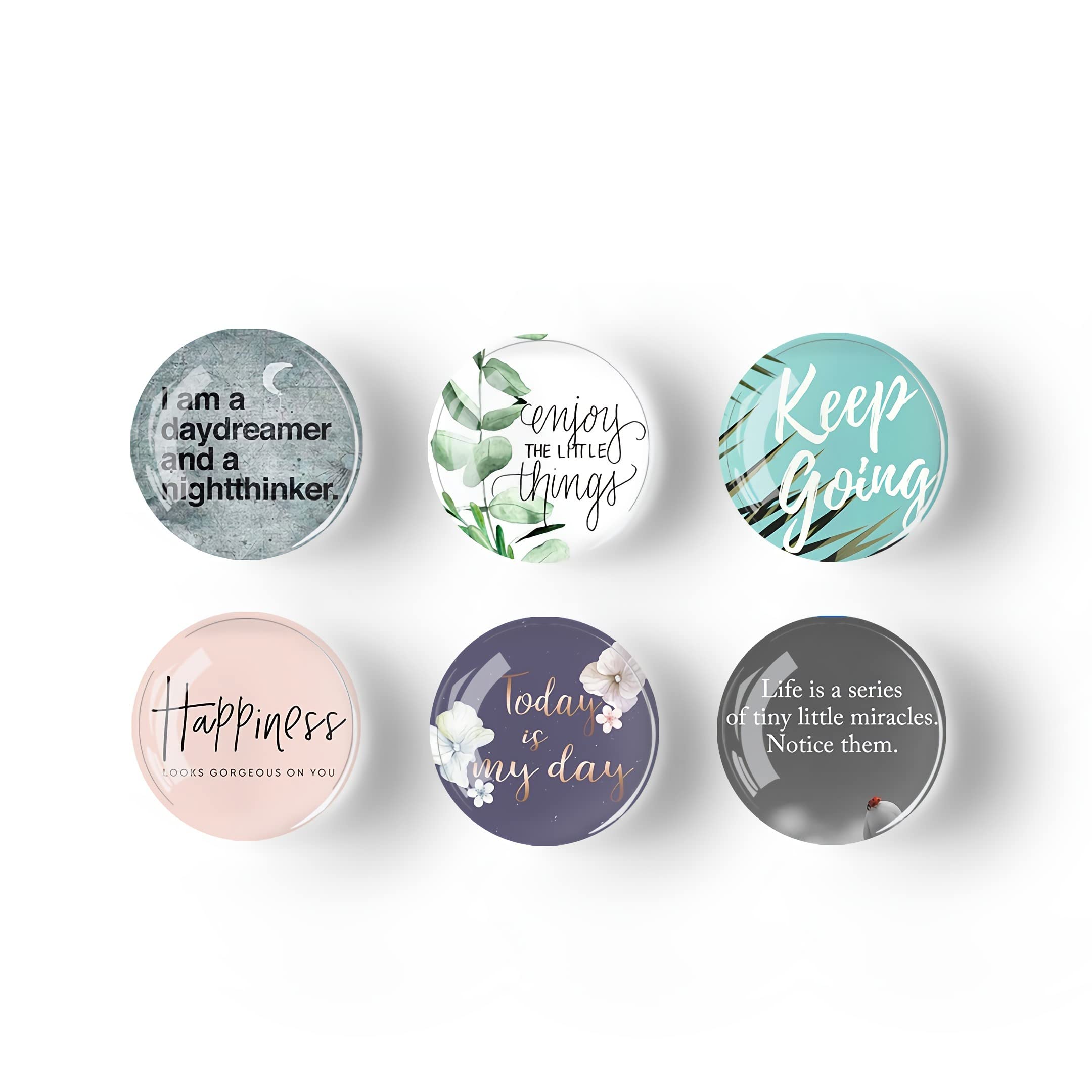 Imán Poitvd decorativo para nevera con cristal pulido y lista de tareas.