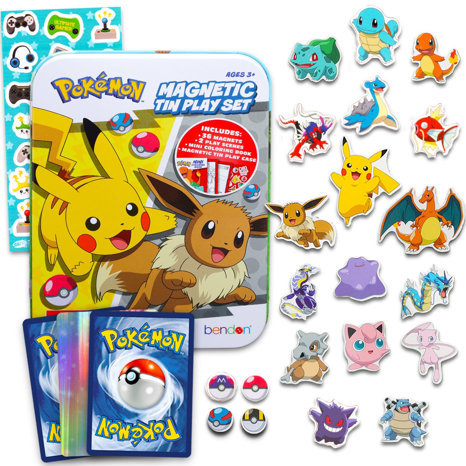 Pokemon imán Pikachu para nevera, perfecto para decorar y aprender colores