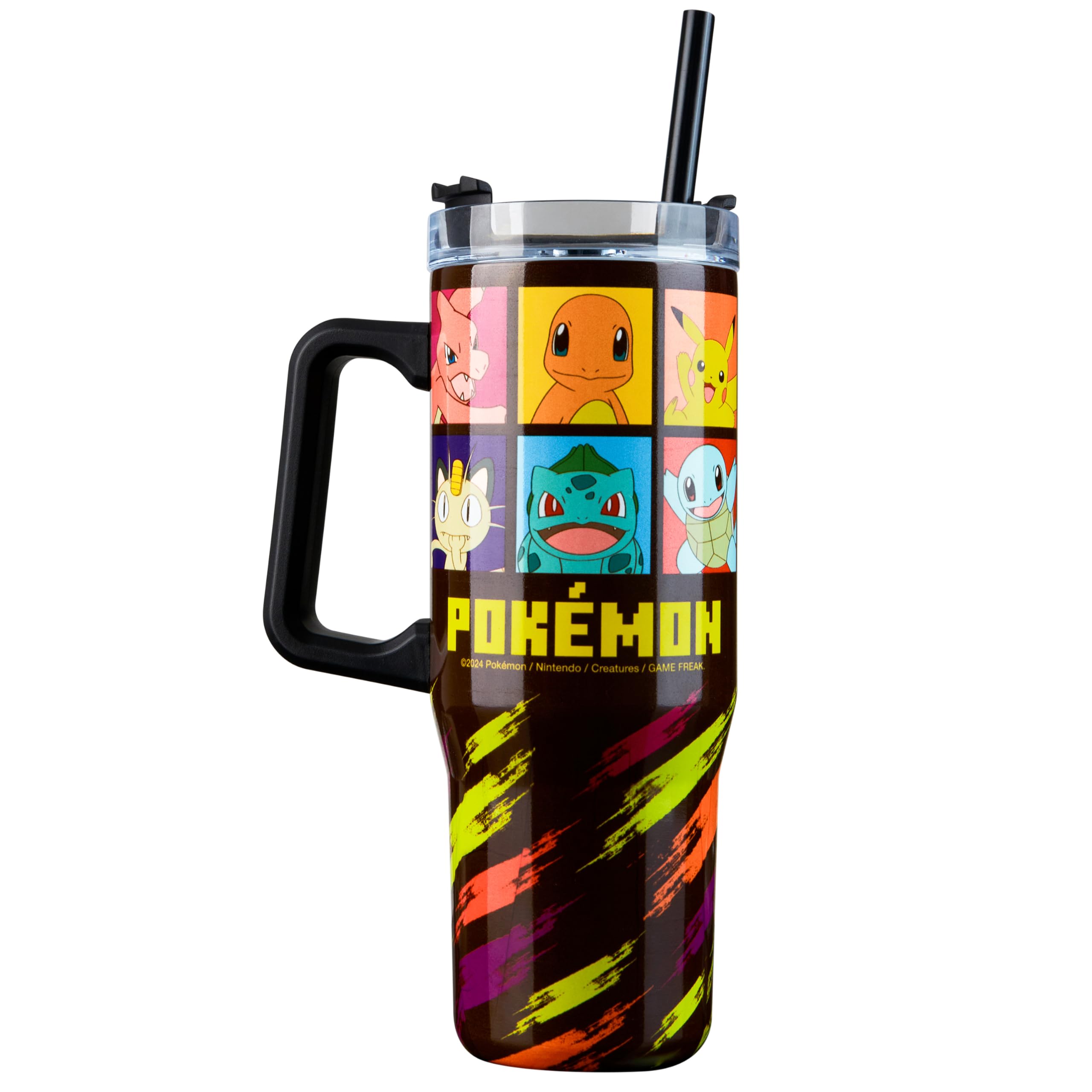 Pokémon vaso aislado Pikachu con diseño llamativo, perfecto para fans.