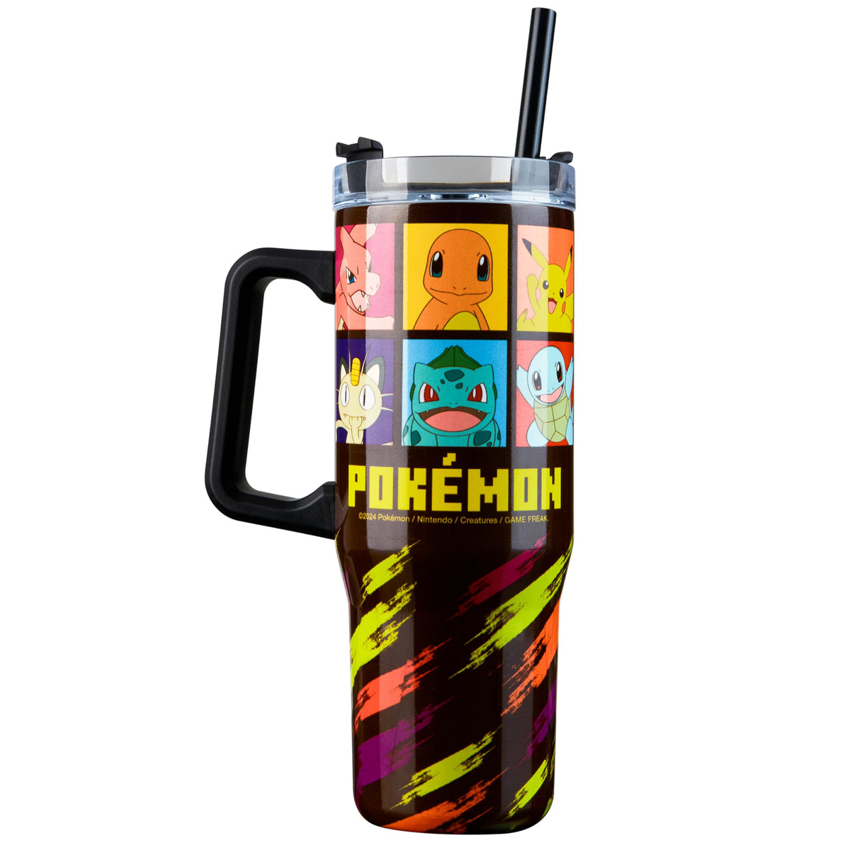 Pokémon vaso aislado Pikachu con diseño llamativo, perfecto para fans.