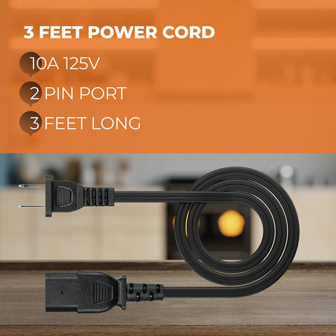 Pokin cable 2 pines para SCCPPc600-v1, conexión segura durante la coción.