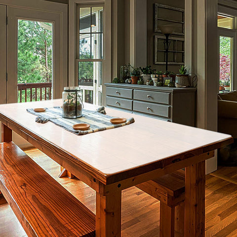 Polouds manta silicona 48x24 traslúcida, protección de encimera y superficie estable en cocina.