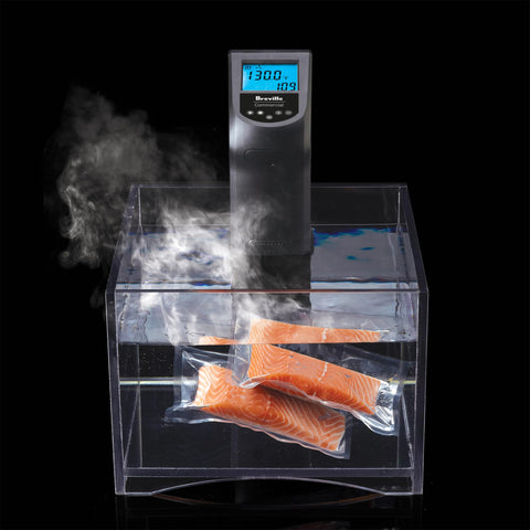 PolyScience circulador sous vide prueba de temperatura, alto rendimiento para repostería y platos.