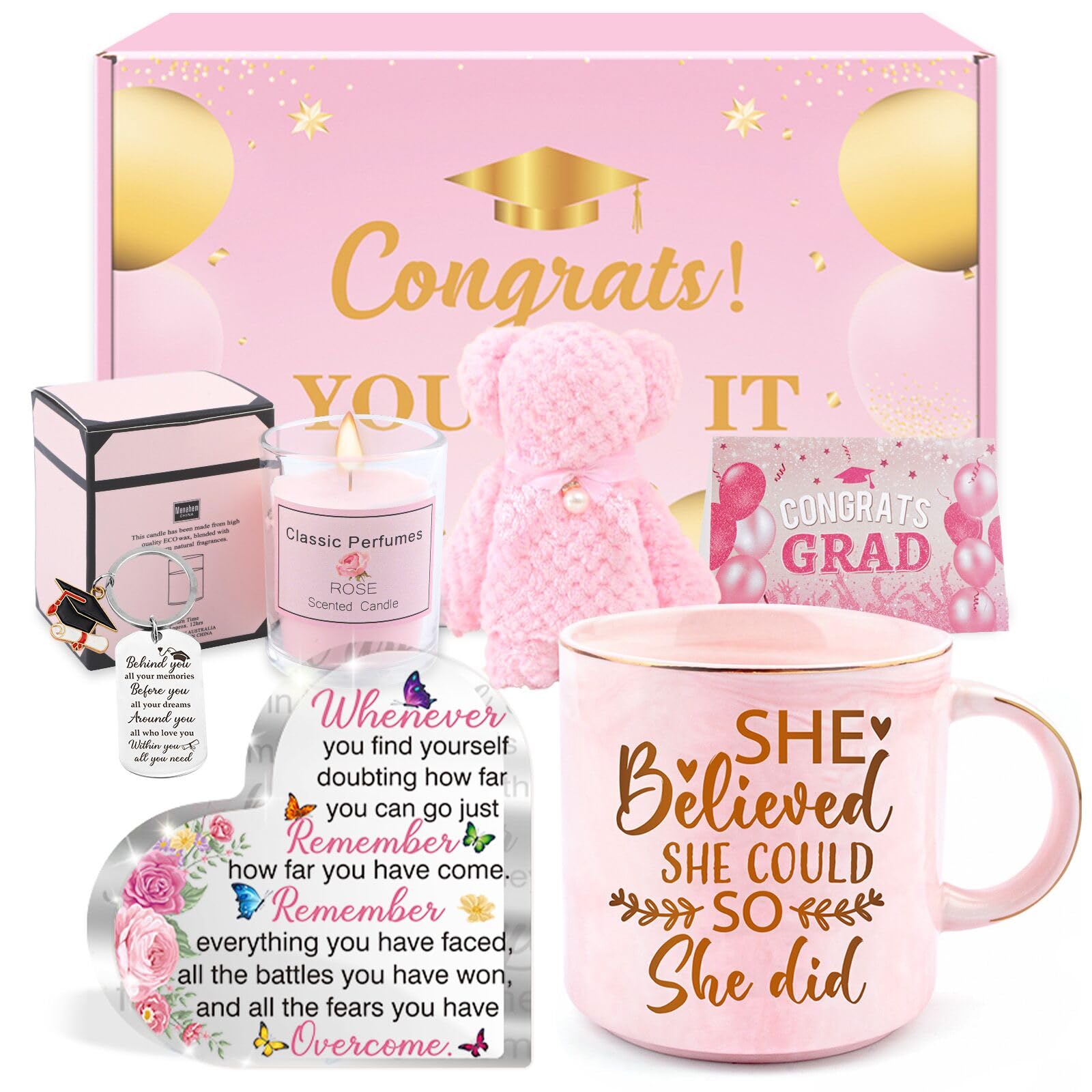 Pongime taza de café graduación, ideal para celebrar el logro con estilo y calidez.