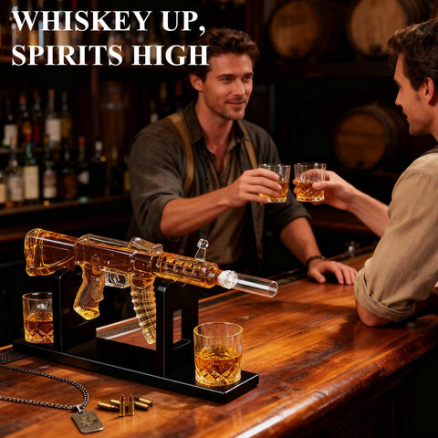 PONPUR conjunto regalo de whisky, perfecto para cumpleaños o aniversarios