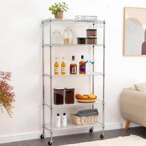 Poofzy liner resistente, compatible con racks metálicos.