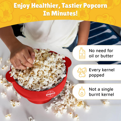 Bol POPCO plegable, ahorro de espacio perfecto para cocinas pequeñas.