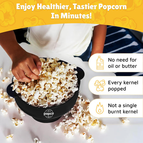 POPCO Palomitas de 15 tazas para compartir durante la noche de cine