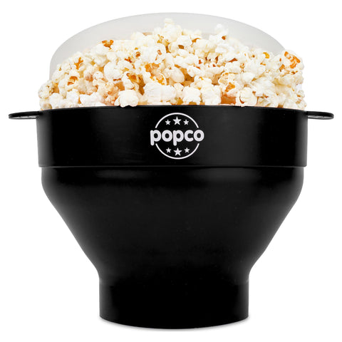 POPCO Palomitas de silicona con asas para manejo seguro en microondas